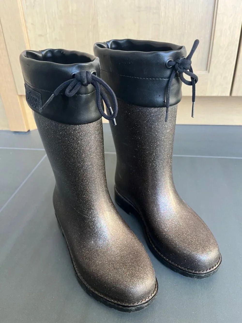 Mini Melissa Girls' Mel Rain Boots